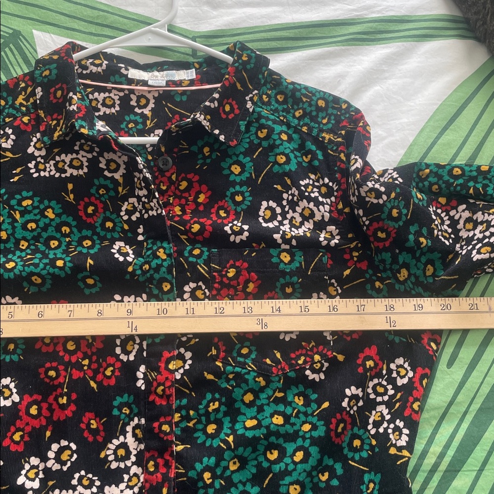 Boden Black Floral Long Sleeve Dress - Picture 8 of 10